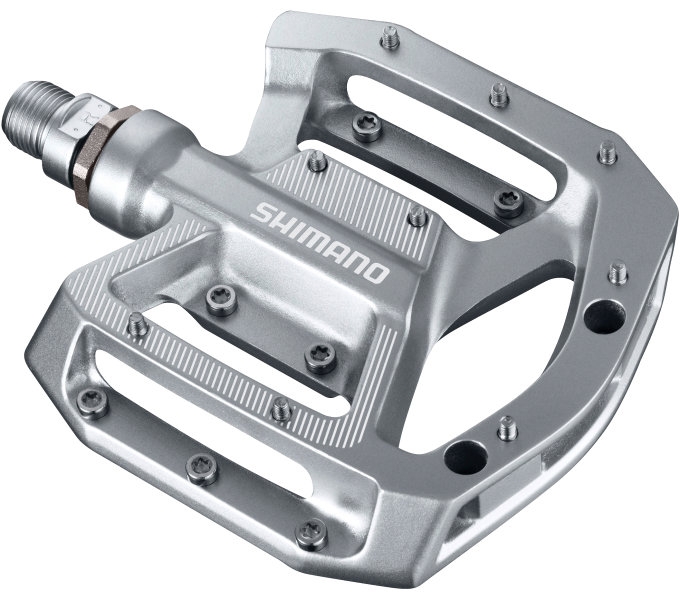 Pedaalset MTB/BMX Shimano PD-GR500 platform – zilver