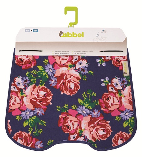 Qibbel stylingset windscherm – Blossom Roses Blue